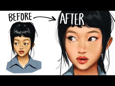 SamDoesArts style digital art tutorial thumbnail example with skill-building aesthetics for SamDoesArts thumbnail style