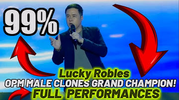 LUCKY ROBLES -GRAND CHAMPION OF THE CLONES OPM MALE CLONES GRAND FINALS AS GARY V| JULY 26 2025