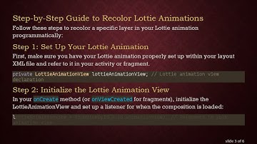 How to Programmatically Recolor Lottie Animations in Android Apps