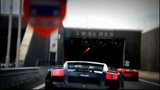 5 Lamborghini's BLASTING IN TUNNEL ! AMAZING SOUND - 1080p HD Lamborghinis Blasting Through Tunnel Superleggera And Gallardo