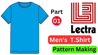 How to Make a Men's T-Shirt Pattern Using Lectra Software - Part 1 screenshot 1