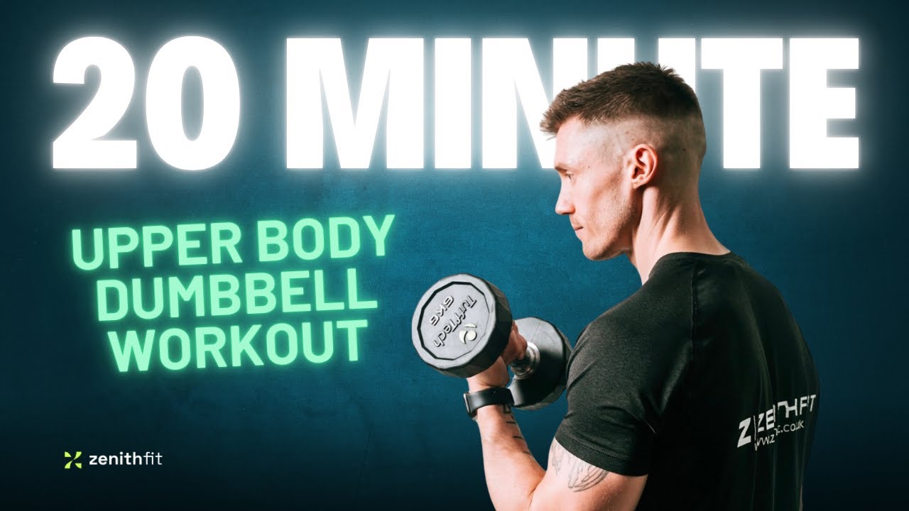 20 Minute Upper Body Dumbbell Workout - YouTube