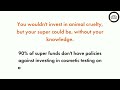 Who's your super harming?