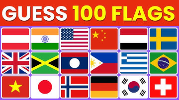 Guess 100 Flags in 3 Seconds! 🚩🌍 | Ultimate Flag Quiz Challenge (Easy to Extreme 🤯)