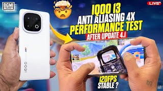 iQOO 13 120 FPS PERFORMENCE TEST AFTER ORIGIN OS 6🔥| WITH HANDCAM😲#bgmilive #120fps #iqoo13