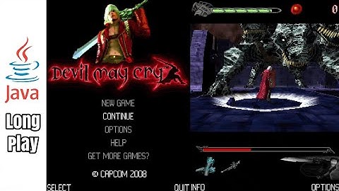 DEVIL MAY CRY 3D - Java Game (Gameplay All Weapons)