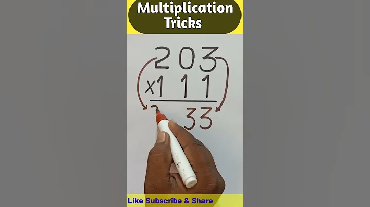 Multiplication Tricks || Multiply by 111 || @Sky Struggle Education || #short