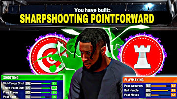 I FOUND THE BEST POINT FORWARD BUILD IN 2K22! NBA2K22 SHARPSHOOTING POINT FORWARD BUILD!