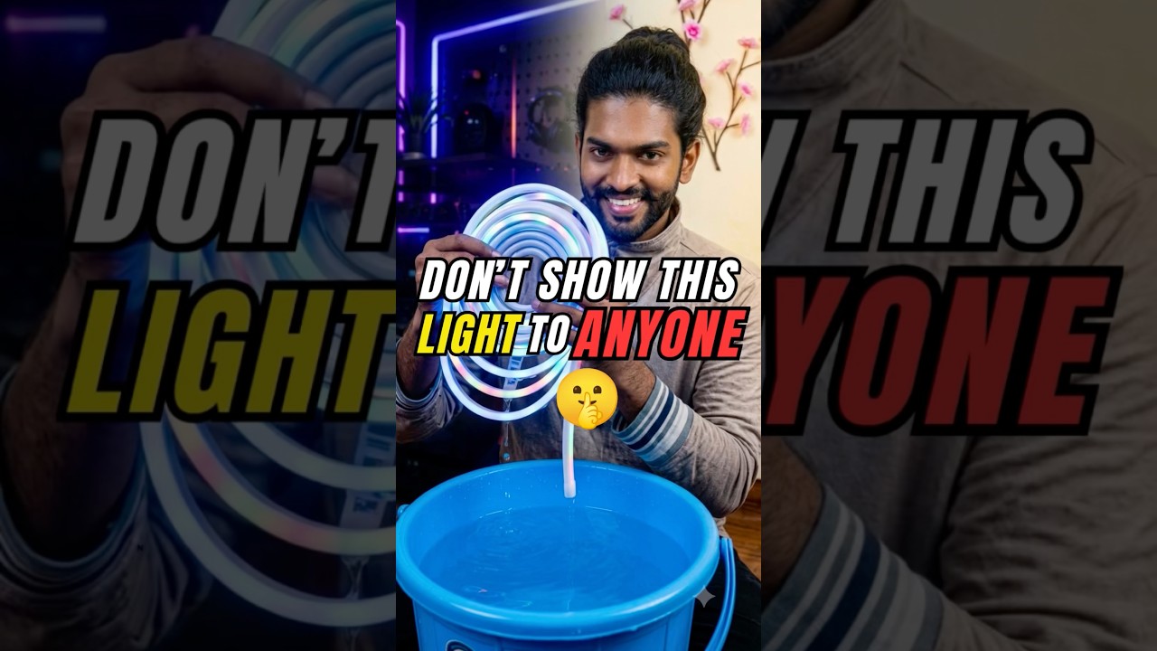 Viral LED Light Setup Gone Right🤣 #Shorts #Trending #Short #Malayalam #AswinC #Lifestyle #Viral