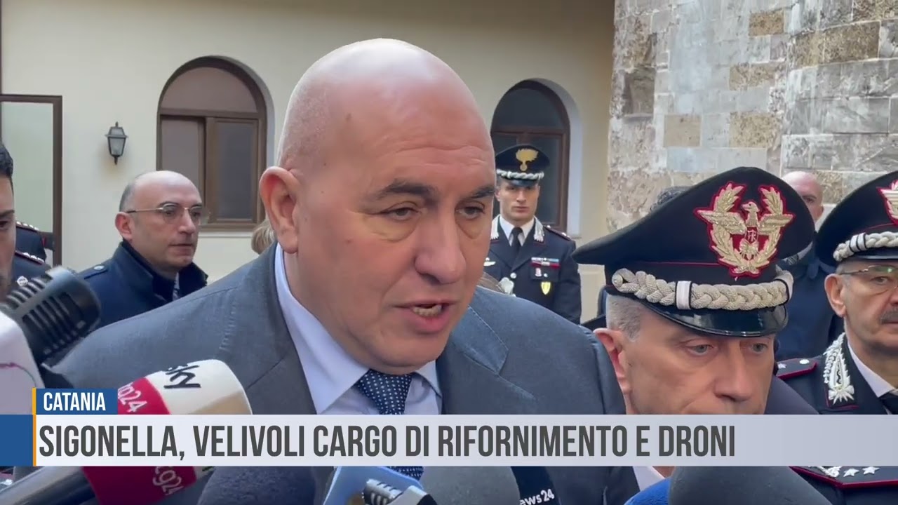 Catania: Sigonella, velivoli cargo di rifornimento e droni