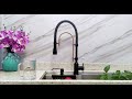 Vouruna luxurious spring pull down kitchen faucets