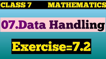 Exercise=7.2 {07.Data Handling} 7th class