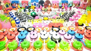 7:1 Minutes Satisfying With Unboxing Kitty Steel Accessories | Kitchen Playset Plastic kitchen Set 