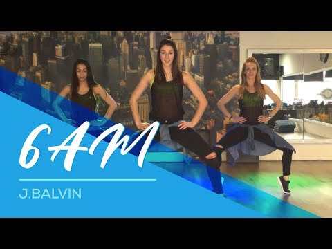 6AM - J.Balvin - Cumbia-Merengue version - Easy Fitness Dance Choreography