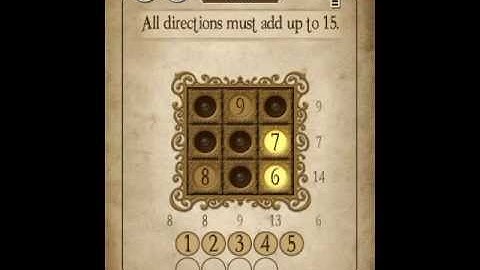 The Curse Walkthrough Level 3 ( Magic Squares ) iPhone,iPod,iPad,Android