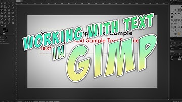 Working with text in GIMP!
