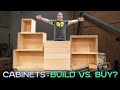 Are KITCHEN CABINETS cheaper to BUILD or BUY? // CNC Kitchen Cabinets