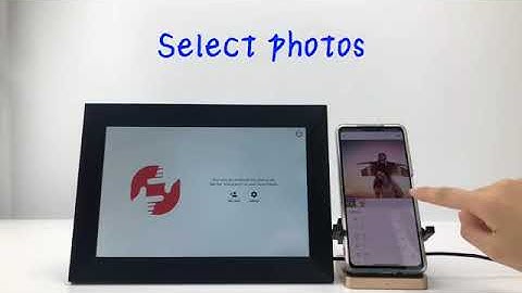 10.1inch digital photo frame with Wifi and frameo App