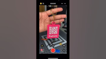 Laser Engraved Qr Code Keychain 💕 Stand On Business 2024  #acrylic #smallbusiness #lasercutting