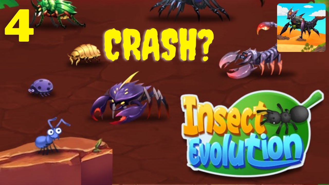 Insect Evolution Gameplay Walkthrough Part 4 Crash at the end! All