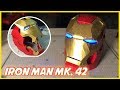 โคตรเท่!! DIY หน้ากาก Iron man mark 42 เปิดหน้าได้ เปิดไฟได้ | taetae special x iron man