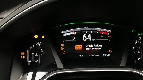 2017 Honda CRV Touring, All Warning Lights Flashing- Resolved