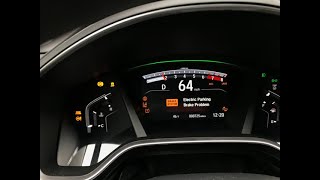 2017 Honda CRV Touring, All Warning Lights Flashing Resolved