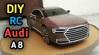How to make a  Car | Audi A8 2020 |Cardboard Rc Car | Diy Cardboard Cars | RC Toy | RC Cars
