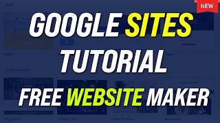 How to Use Google Sites - Free Website Builder screenshot 3