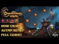 Drakensang Online How to Craft the Autumn Rune Full  Drakensang Online How to Craft the Autumn Rune Full