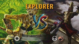 MTG Explorer - Mono White Aggro by Khat VS Rakdos Midrange by spanki