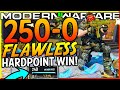 MODERN WARFARE 2 - &quot;FLAWLESS 250-0 HARDPOINT WIN!&quot; - Team Challenge #1! (MW2 FLAWLESS HARDPOINT WIN)