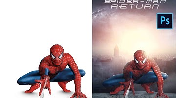 Spiderman | Photoshop Manipulation Warm Photo Effects Tutorial In Photoshop CC 2017
