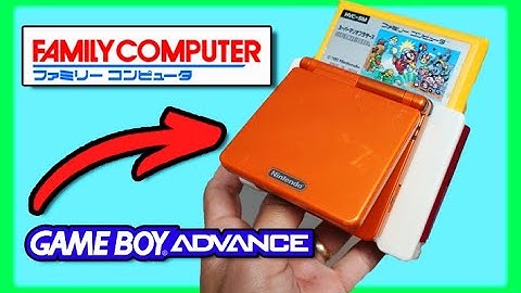 This adapter Plays FAMICOM Games on the GBA!