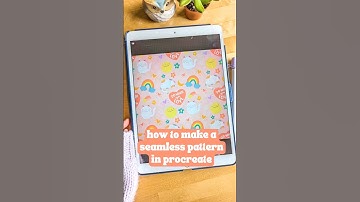 How to Make A Seamless Pattern in Procreate #shorts #procreate