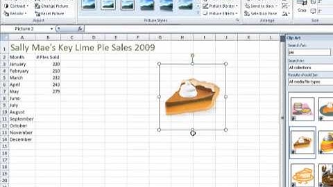 Excel How-To: Adding Clip Art to Your Spreadsheet