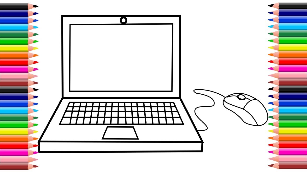 Laptop Drawing Computer Monitors, laptops, electronics, computer png |  PNGEgg