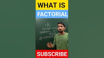 What is Factorial 🤔🤔 || Factorial Introduction   #factorials #factorial #maths #mathshorts