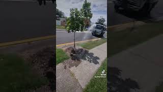 When Its Way To Hot So U Get Hit With A Water Cannon  bored water watercannon  truck