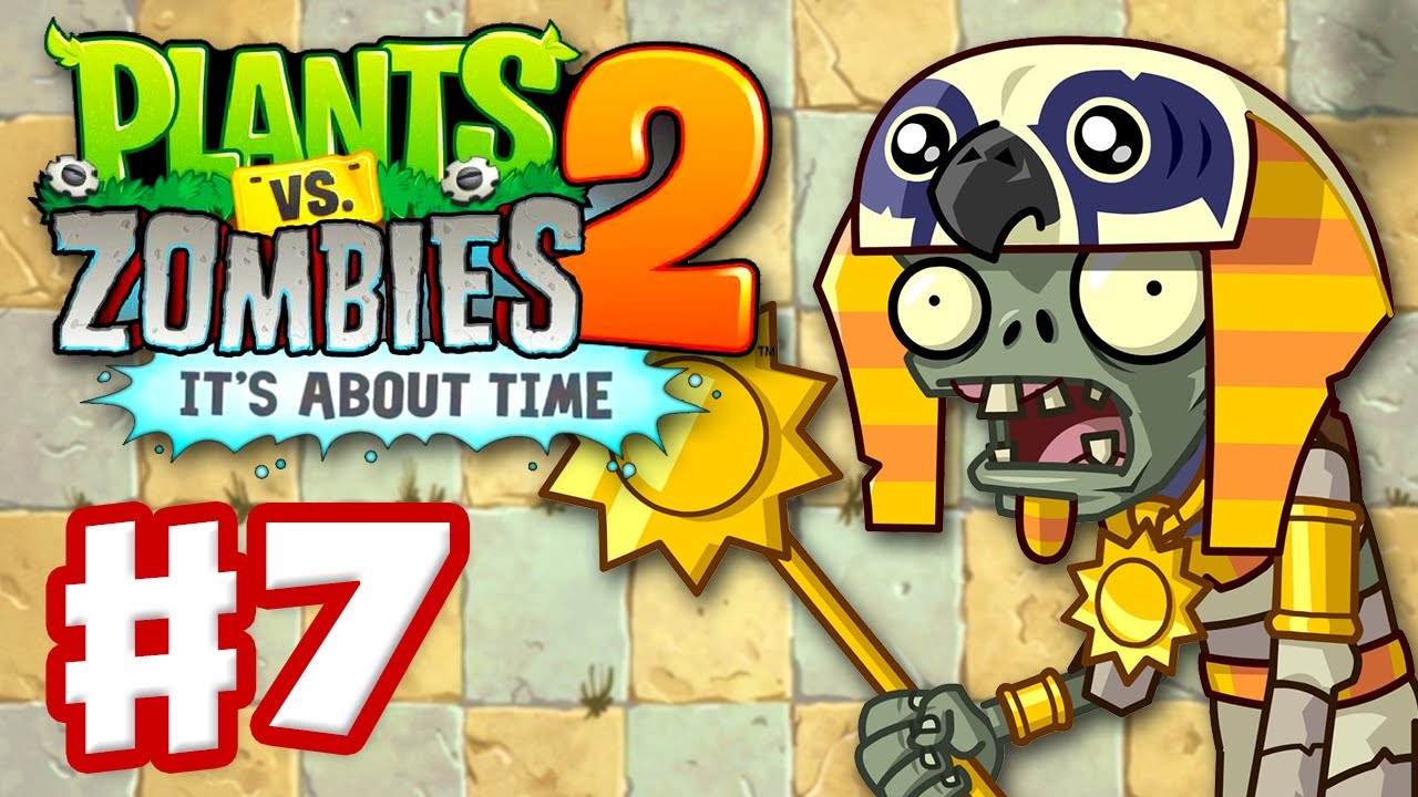 Plants vs. Zombies 2: It's About Time - Gameplay Walkthrough Part 1 -  Ancient Egypt (iOS) 