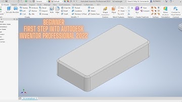 Getting Started with Autodesk Inventor Professional 2022 | Beginner 3D Modeling Tutorial