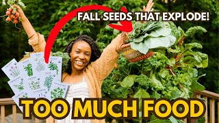 Plant These Fall Seeds: Harvest in 30 Days & All Winter Plant These Fall Seeds: Harvest in 30 Days & All Winter