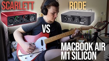 Rode AI-1 vs Focusrite Scarlett Solo (3rd Gen) Guitar Recording on M1 MacBook Air