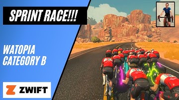 HIGH SPEED Flat Race! // Bump Sprint Race // Tick Tock Watopia // Category B