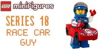 Lego Minifigures Series 18 Race Car Guy Review