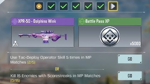 COD Mobile call of duty Use Tac-Deploy Operator Skill 5 times in MP matches task complete ✅