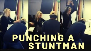 Inness Punching a Stuntman | Acting Practice