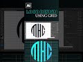 Logo Design using Grid | Adobe Illustrator #logo #graphicdesign #illustratortutorial #creativelogo