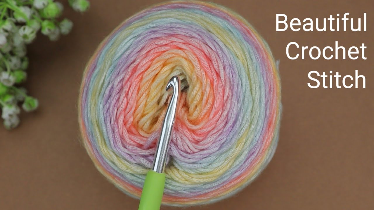 My Favorite Crochet Pattern Ever! Only Two Easy Rows to Master! - YouTube