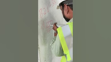 Rebound Hammer test (NDT) #column #civilengineering #construction #shortsfeed #shortvideo #reel